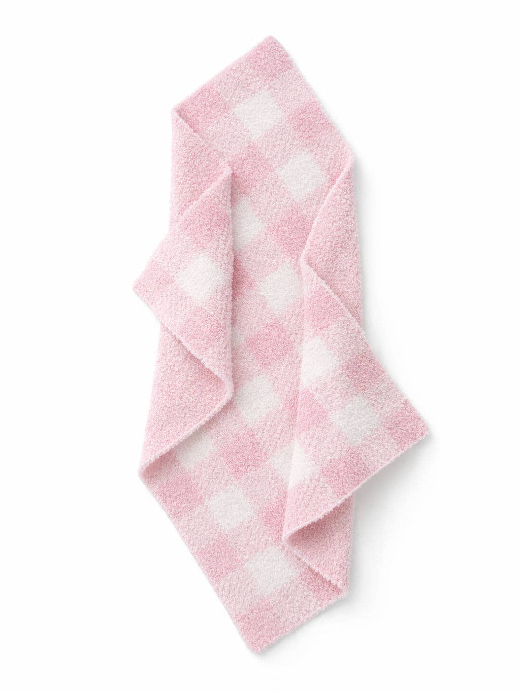 Gingham Mini Blanket, Pink