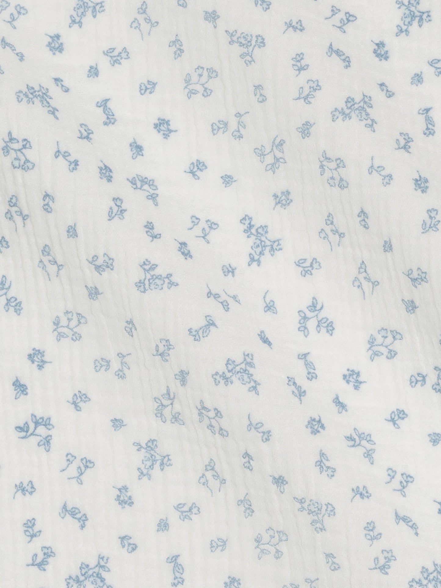 Muslin Swaddle Blanket - Rosebay Floral / Coconut + Sea