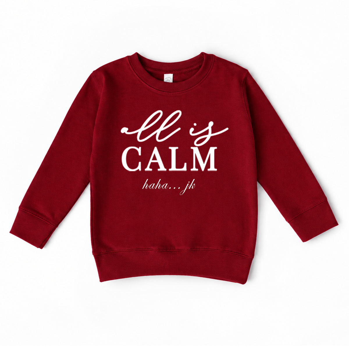 All is Calm Christmas Sweatshirt