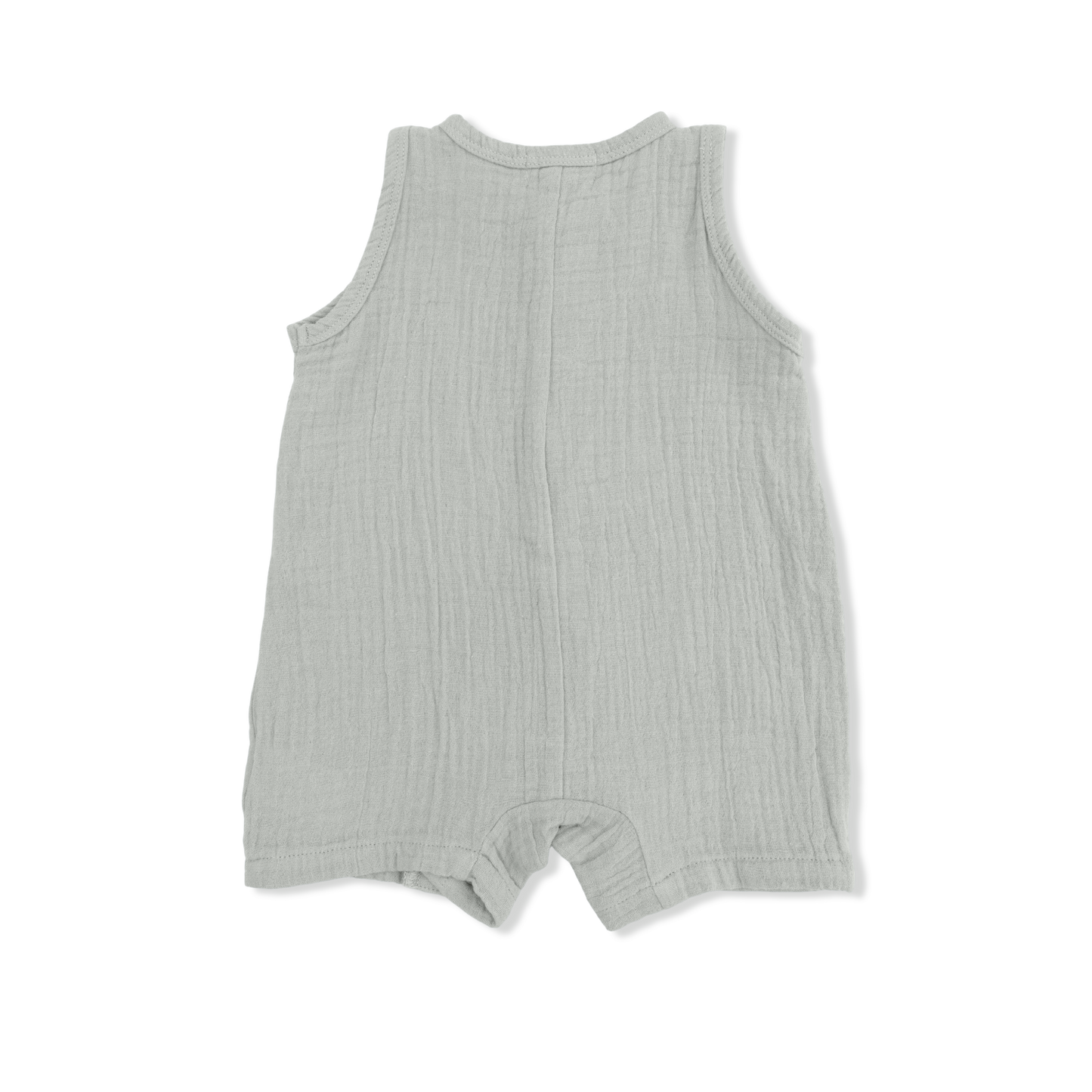 Muslin Romper - Desert Green
