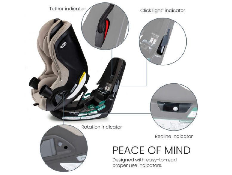 Britax Galaxy360 Slim Rotating Convertible Car Seat