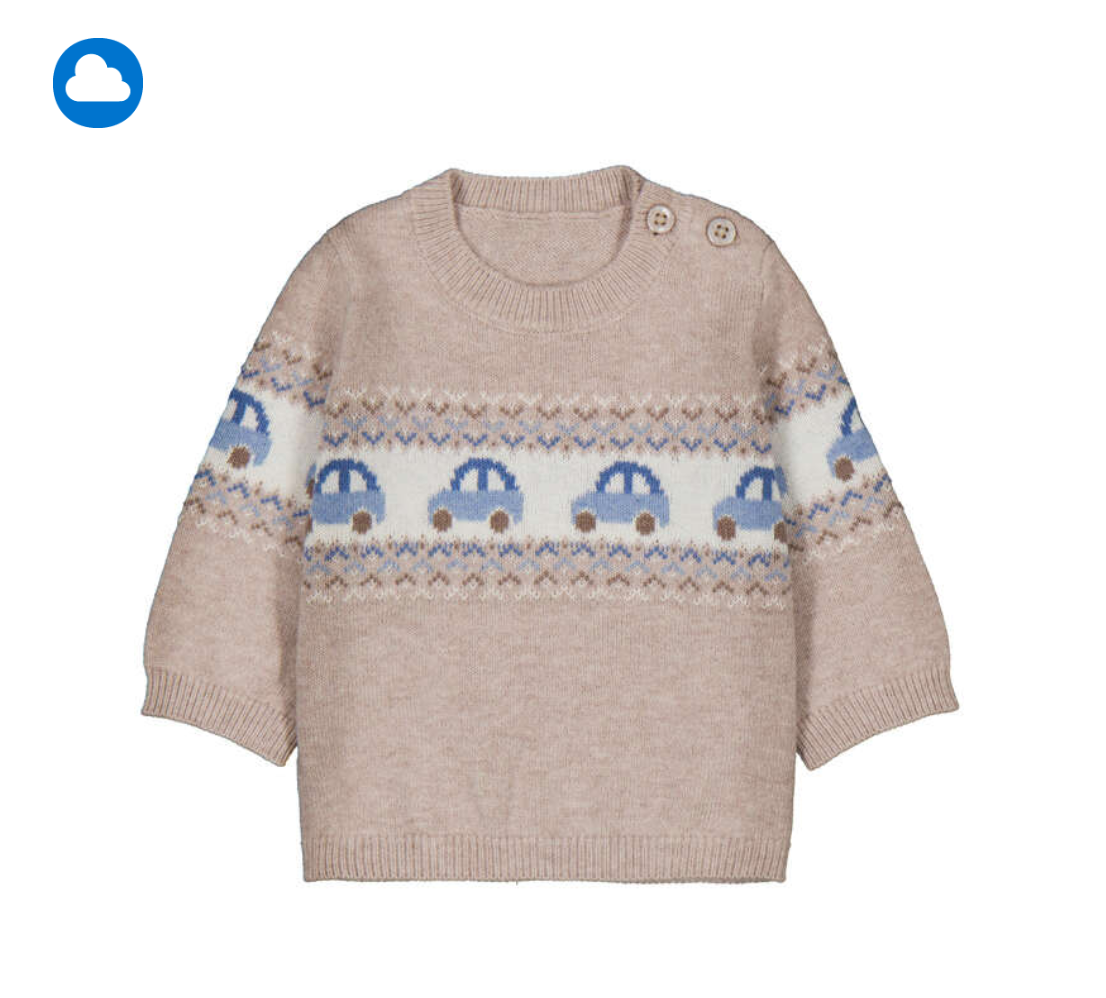 Mayoral - Mocha Sweater - Cars