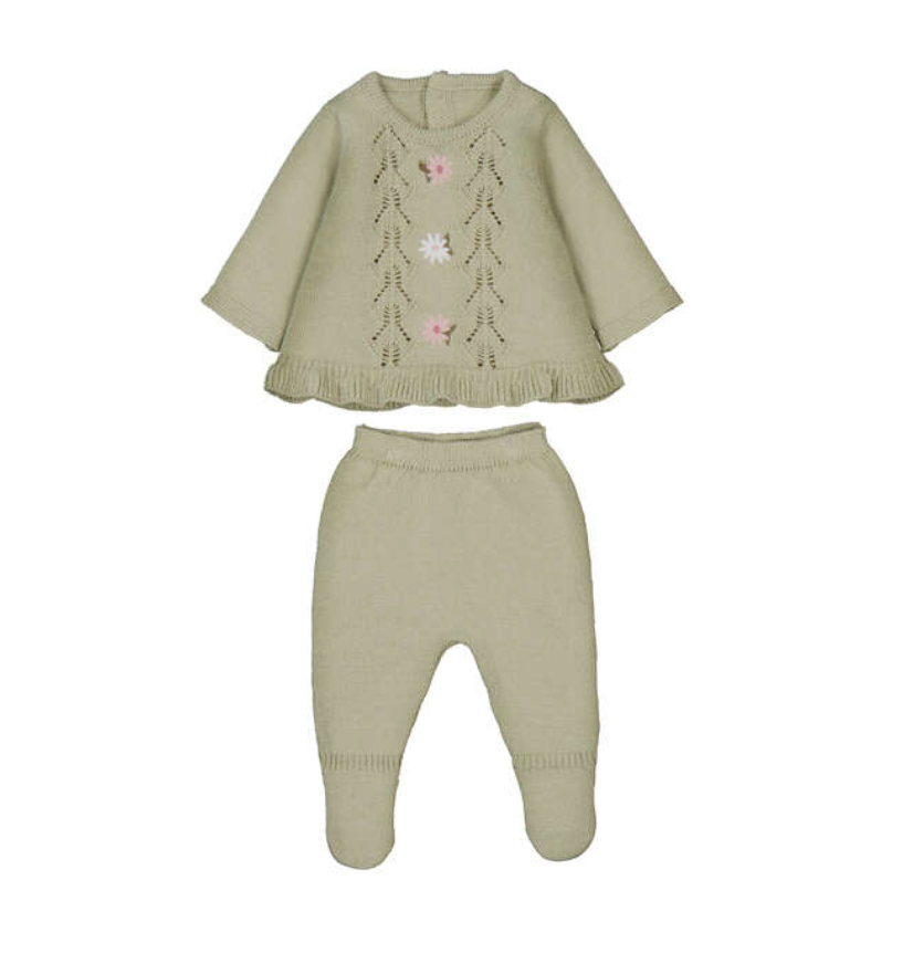Mayoral Knit Set - Bayleaf