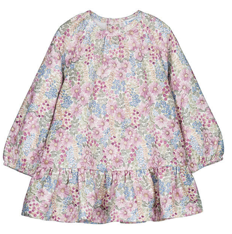 Mayoral Long Sleeve Dress - Floral