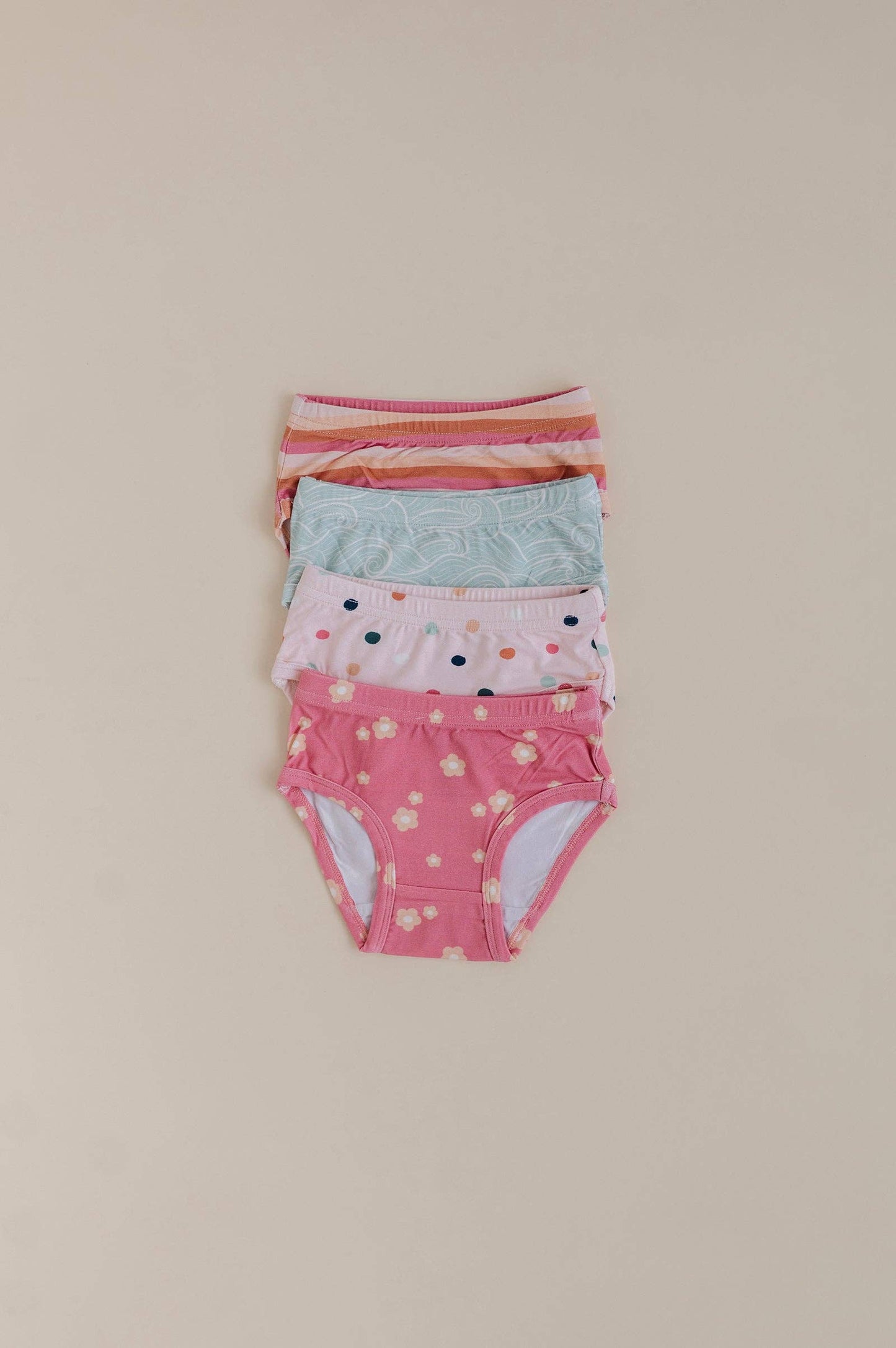 Girl's Bamboo Underwear: Desert Rose Flora