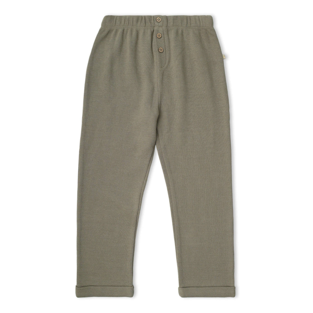 Org. Tee/Pants Set - Olive