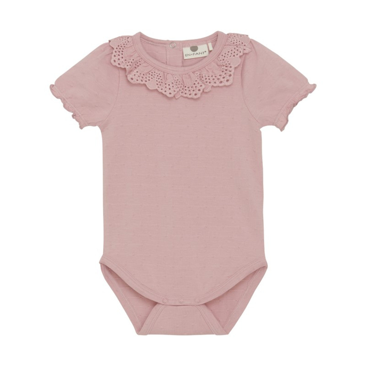 En Fant SS Bodysuit - Pink Pom