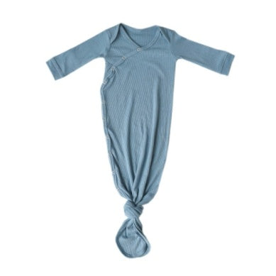 Newborn Knotted Gown - Rib Atlantic