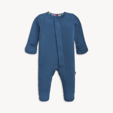 Magnetic Me - Dk Blue Waffle Footie