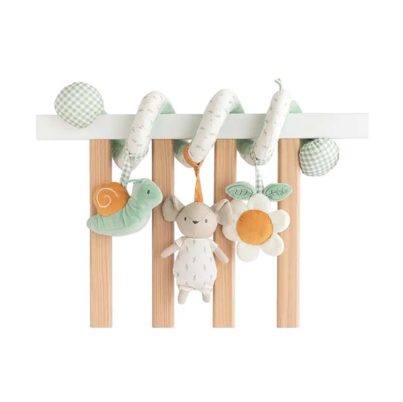 Spring Cottage Spiral Rattle