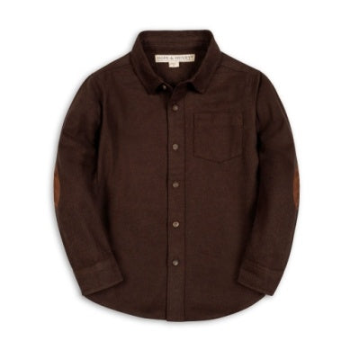H&H Shacket Patch Flannel - Brown