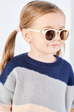 Babiators - Baby &  Kids Sweet Cream Keyhole Sunglasses with Amber Lens: Ages 0-2