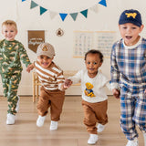 Teddy Bear Stripe Sweatshirt