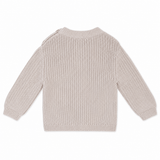 Embroidered Chunky Sweater - Flower