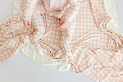 Convertible PJ - Pink Gingham