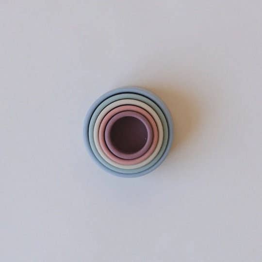 Little Joy Co. - Rainbow Silicone Nesting Bowls