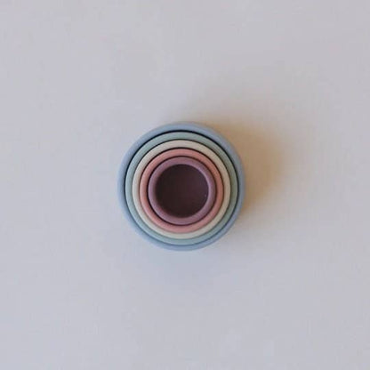 Little Joy Co. - Rainbow Silicone Nesting Bowls