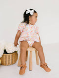 Quinn Poplin Romper - Bunny Field