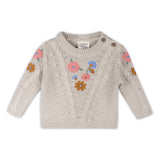 Floral Embroidered Sweater