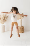 babysprouts clothing company: Athletic Biker Shorts in Butterscotch