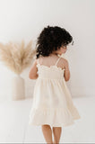 Tiered Mini Dress - Cream