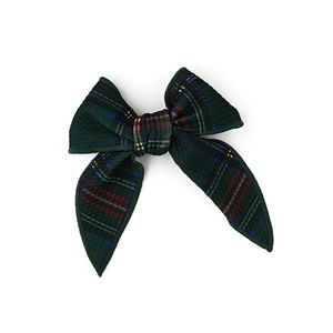 Kane Tartan Clip Bow