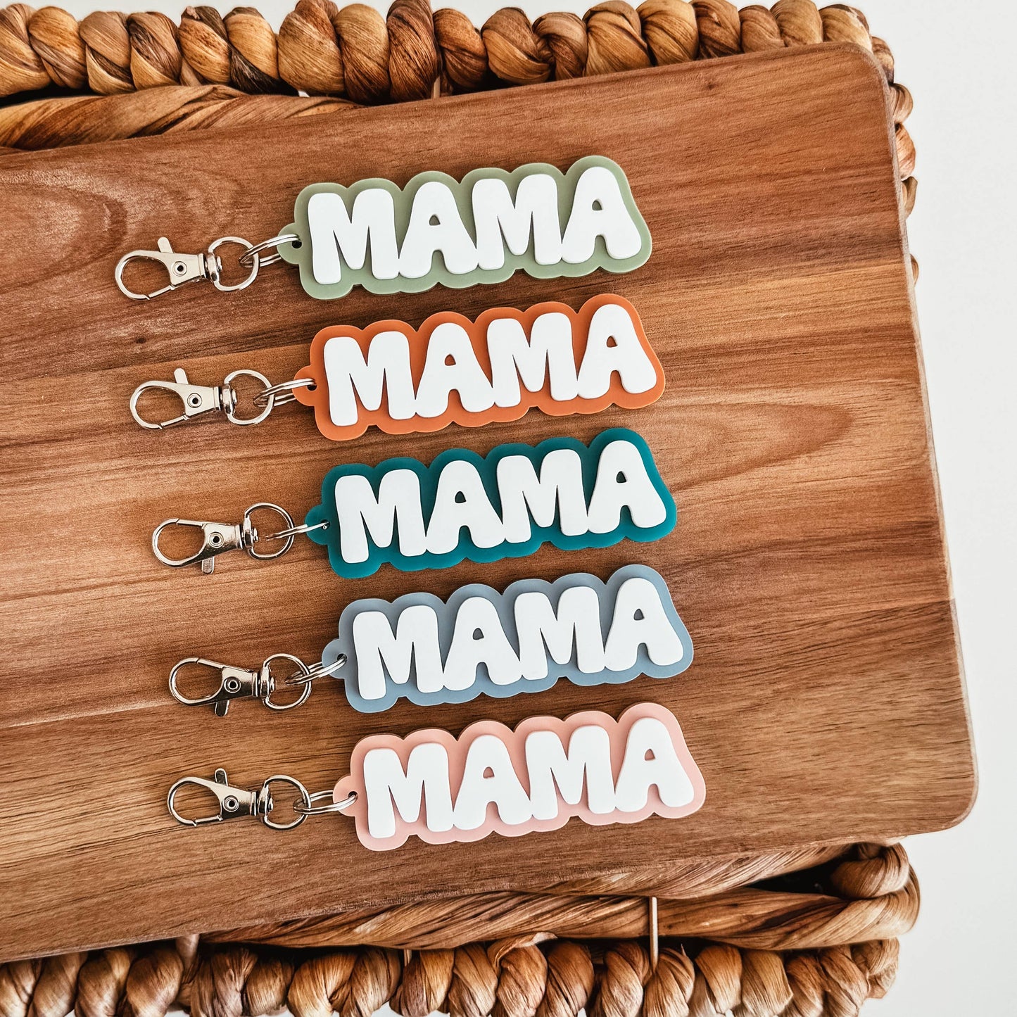 Mama 3D Acrylic Keychain