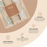 Burp Cloth Set - Cove