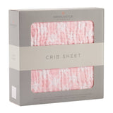 Primrose Pink Plaid Crib Sheet