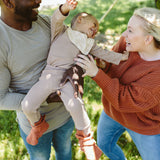 goumikids - Knit Cotton Baby Stay-On Boots - Clay