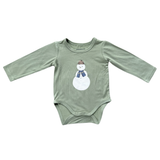 Long Sleeve Bodysuit Bamboo - Trains