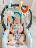 Bitzy Bespoke Itzy Bitzy Spiral Car Seat Activity Toy: Pastel