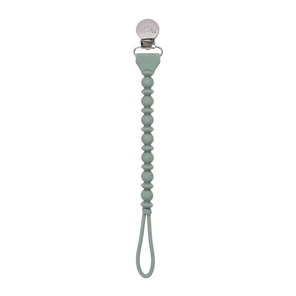 Sweetie Strap™ Silicone One-Piece Pacifier Clips: Succulent Beaded