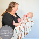 How We Roll Muslin Swaddle Blanket