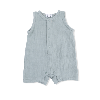 Muslin Romper - Cloud