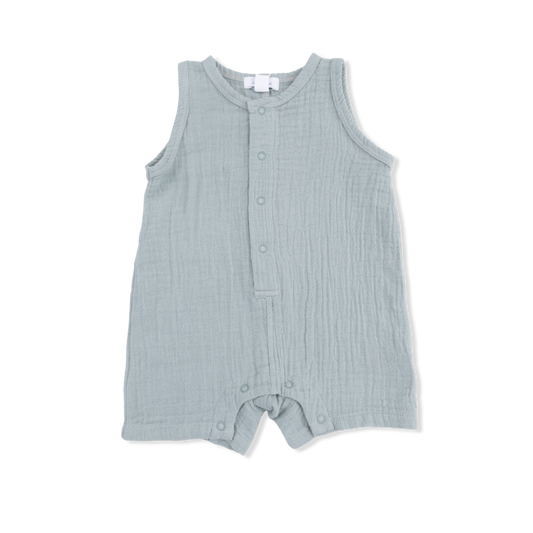 Muslin Romper - Cloud