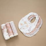 Muslin Bib Set - Violet