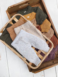 Baby Chunky Knit Pants - Oat