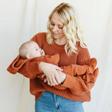 goumikids - Knit Cotton Baby Stay-On Boots - Clay