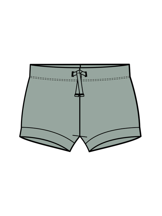 Organic Baby Havana Shorts - Jade
