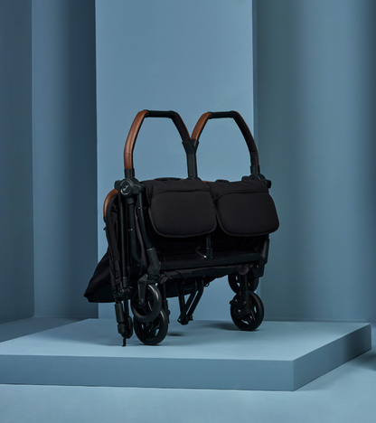 Silver Cross Jet Double Travel Stroller-Black