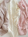 Wave Blanket, Cream