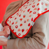 3 Pack Premium Burp Cloths - Clementine