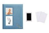 Chambray Baby Book & Ink Pad - Blue