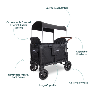 W4 Luxe Pro 4-Seater Stroller Wagon