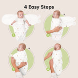 Soothe Zippy Baby Swaddle Sleep Sacks: Forest