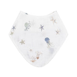 Muslin Bib Set - Cove Ocean