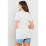 Ribbed SS Top Maternity