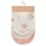 Muslin Bib Set - Violet