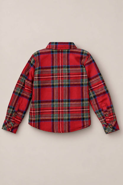 John Shirt in Holiday Plaid